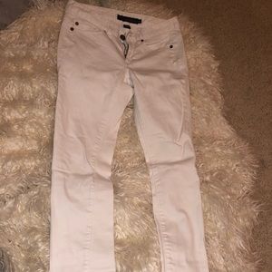 calvin klein white skinny jeans